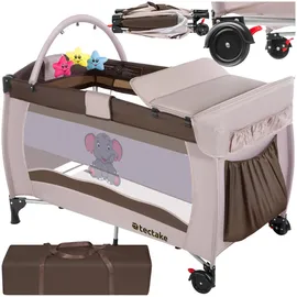 Tectake Elefant braun inkl. Wickelauflage