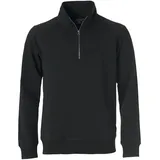 New Wave Rundhalspullover Schwarz 3XL