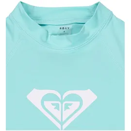 Roxy Whole Hearted - Kurzarm-Rashguard - Mädchen, 2-7 - 3 - Blau. - 3 Jahre