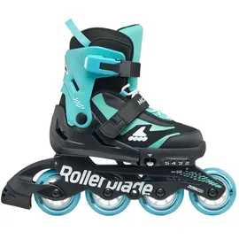 Rollerblade Microblade Schwarz/Light Blue 28