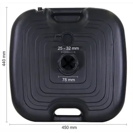 Schneider Schirmständer PE 20 L schwarz