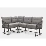 JV Möbel Ecksofa L-Form Sofa grau