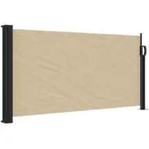 vidaXL Seitenmarkise 100 x 500 cm Beige Polyester