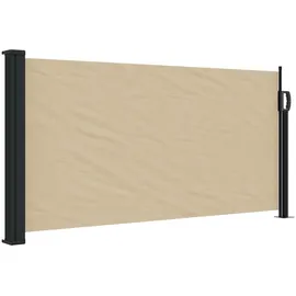 vidaXL Seitenmarkise 100 x 500 cm Beige Polyester