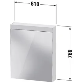 Duravit Spiegelschrank 61 cm rechts weiß