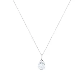 Elli Halskette Bergkristall Tropfen Klassisch 925 Silber/Weiß