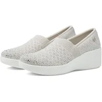 Skechers Damen Martha Stewart Pier Lite-Reflexion Slipper, Helles Silber, 41 EU - 41 EU