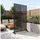 casa.pro Raumteiler 180 x 90 cm Schwarz