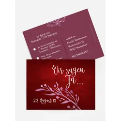 Antwortkarten für Ihre Feier selbst gestalten mit Spruch und Fotos im Onlinedesigner bei Meine-Kartenmanufaktur.de