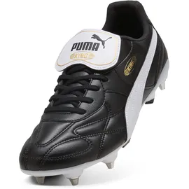 Puma King Top MxSG Fußballschuh Herren schwarz/weißgold 39