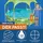 BESTWAY Splash-in-Shade Pool 244 x 51 cm Kinderpool mit Sonnendach