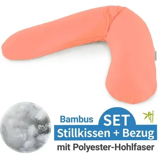 Stillkissen "Das Original" Polyester Hohlfaser Bezug 190 cm, Farbe: 203 Koralle Polyesterhohlfaser