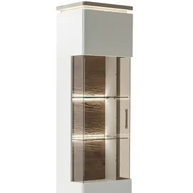 Uno Vitrine Parez 50 x 38 x 208 cm Weiß
