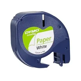 Dymo Beschriftungsband S0721510 1,2cm x 4m schwarz auf weiß