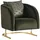 JVMöbel Sessel Club Lounge Polyester 75 x 75 x 75 cm Grün