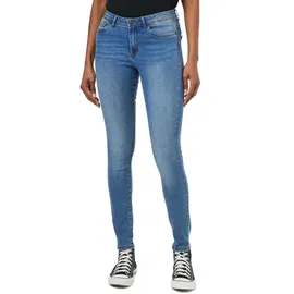 Vero Moda Tanya Normal Waist Skinny Jeans Medium Blue Denim XL 34