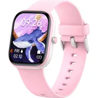 Kinder-Smartwatch für Jungen und Mädchen wasserdichter Fitness-Tracker, Herzfrequenz-Schlafmonitor, 19 Sportmodi, Schrittzähler, Wecker, Android... - Rosa