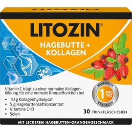 Queisser Litozin Hagebutte + Kollagen Trinkfläschchen 30 St.