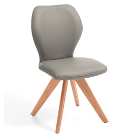 Niehoff Sitzmöbel Colorado Trend-Line Design-Stuhl Gestell Kernbuche - Polyester Atlantis grau