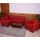 MCW Modular Sofa-System Couch-Garnitur Moncalieri 4-1, Kunstleder ~ rot