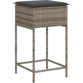 vidaXL Gartenbar-Set 5-tlg. Grau