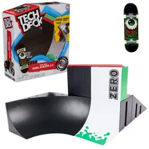 Spin Master Tech Deck X-Connect Starter-Set - Bowl Builder 2.0 Rampenset mit authentischem Fingerboard der Marke Zero und Zubehör, ab 6 Jahren
