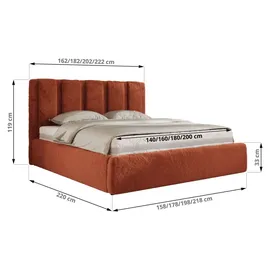 MKS Savino Classic 140 x 200 cm Orange