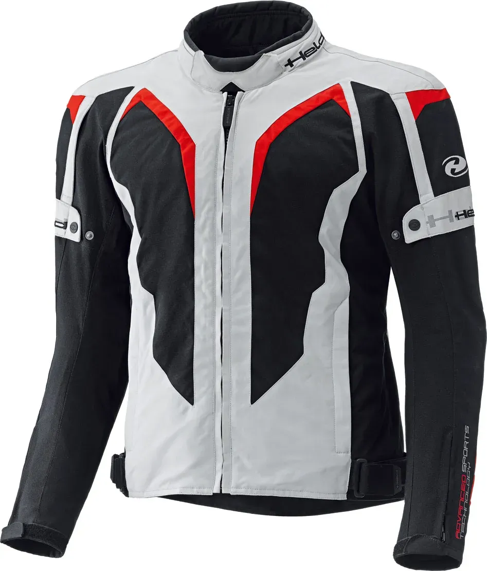 Held Zelda, veste en textile - Gris/Noir/Rouge - S