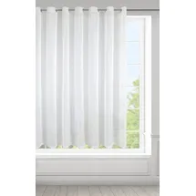 Eurofirany Lucy Voile-Vorhang, Weiß, 350 x 150 cm
