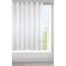 Eurofirany Lucy Voile-Vorhang, Weiß, 350 x 150 cm