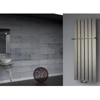 Szagato Badheizkörper Peking 2, 120x47cm 799 Watt Edelstahloptik mit
