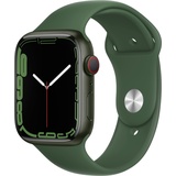 Apple Watch Series 7 GPS + Cellular 45 mm Aluminiumgehäuse grün, Sportarmband klee