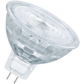 Osram Superstar dimmbare LED-Lampe mit besonders hoher Farbwiedergabe (CRI90) für GU5.3-Sockel, klares Glas ,Warmweiß (2700K), 621 Lumen, Ersatz für herkömmliche 50W-Leuchtmittel, dimmbar, 1-er Pack