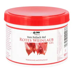 Rotes Weinlaub Gel