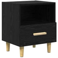 VidaXL Nachttisch Schwarze Eiche 40 x 35 x 47,5
