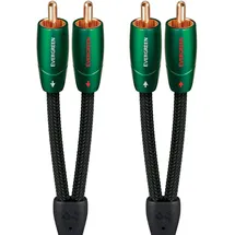 AudioQuest 5 m Evergreen RCA Audiokabel 2 x RCA Schwarz - Audiokabel (2 x RCA, 2 x RCA, Kupfer, 5 m, schwarz)