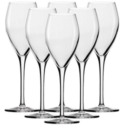 Stölzle Champagnerglas Vinea Champagnergläser 210 ml 6er Set, Glas weiß