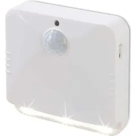 EasyMaxx LED-Sensorlicht - eckig - Mit Bewegungsmelder - 2er-Set - weiß