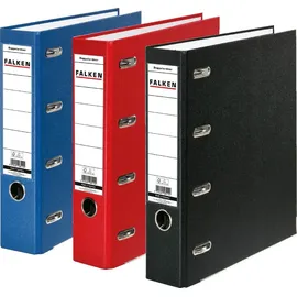 Falken Doppelordner A4 Kunststoff für 2x DIN A5 quer 70mm rot