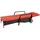Mendler Carrara Sonnenliege 197 x 71 x 108 cm anthrazit/terracotta inkl. Rollen