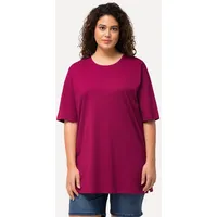 Ulla Popken T-Shirt Relaxed Halbarm Rot 58/60