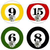 Hti-Living HTI-line Wandhaken 4er-Set Billard