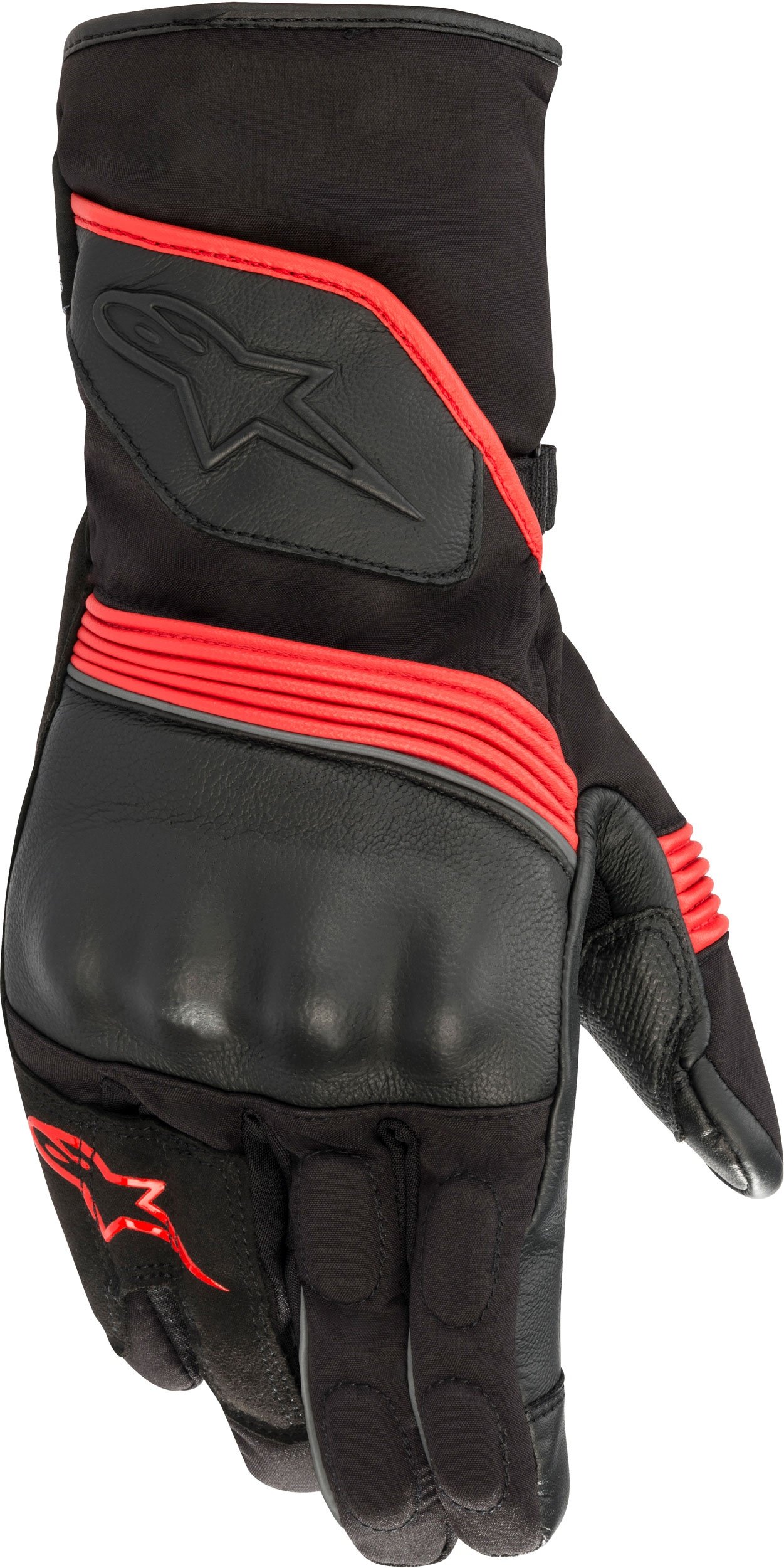 Alpinestars Valparaiso V2, Handschuhe Drystar - Schwarz/Hellrot - S