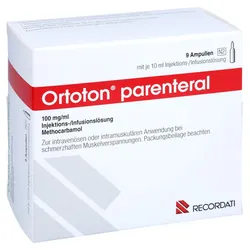 ORTOTON parenteral 100 mg/ml Inj./Inf.-L. Amp.10ml 9 St