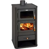 Kaminofen mit Backofen Prity FM 12kW, Holzofen mit Holzfach