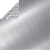 vidaXL Poolabdeckung silber 450x220 cm