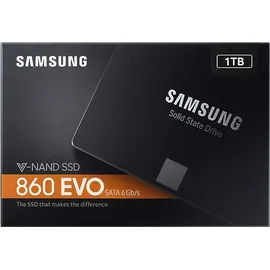 Samsung 860 EVO 1 TB 2,5" MZ-76E1T0B/EU