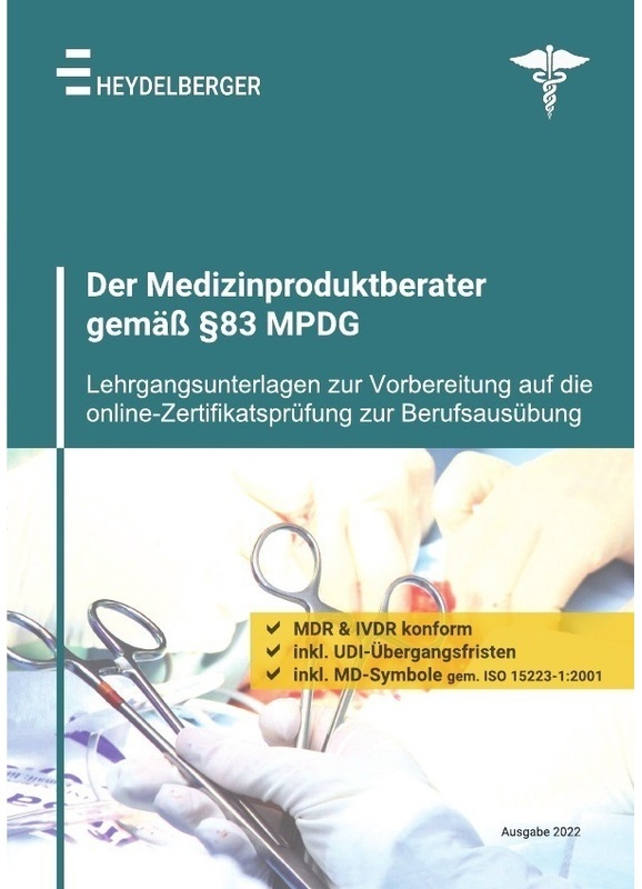 Der Medizinproduktberater Gemäss §83 Mpdg - Heydelberger Institut, Kartoniert (TB)