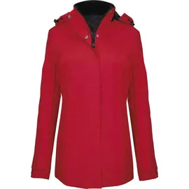 Kariban Damen Parka Winter-Jacke K6108 red 3XL