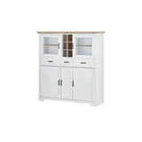 Innostyle Highboard Jasmin Dekor Braun Pinie